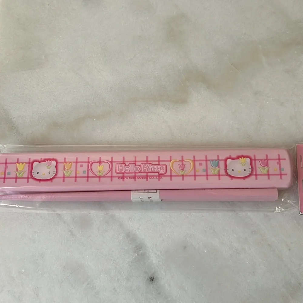 Brand new in sealed package, Hello Kitty chopsticks and case